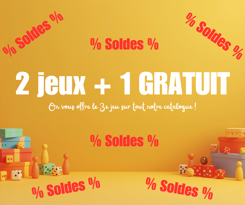Soldes 2 + 1 GRATUIT
